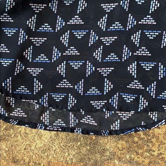 Xhilaration Sheer Tie Bow 3/4 Sleeve Blouse - Picture 6 of 6